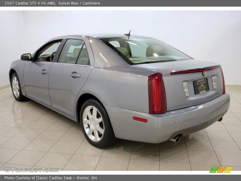 Sunset Blue / Cashmere 2007 Cadillac STS 4 V6 AWD