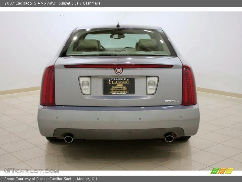 Sunset Blue / Cashmere 2007 Cadillac STS 4 V6 AWD