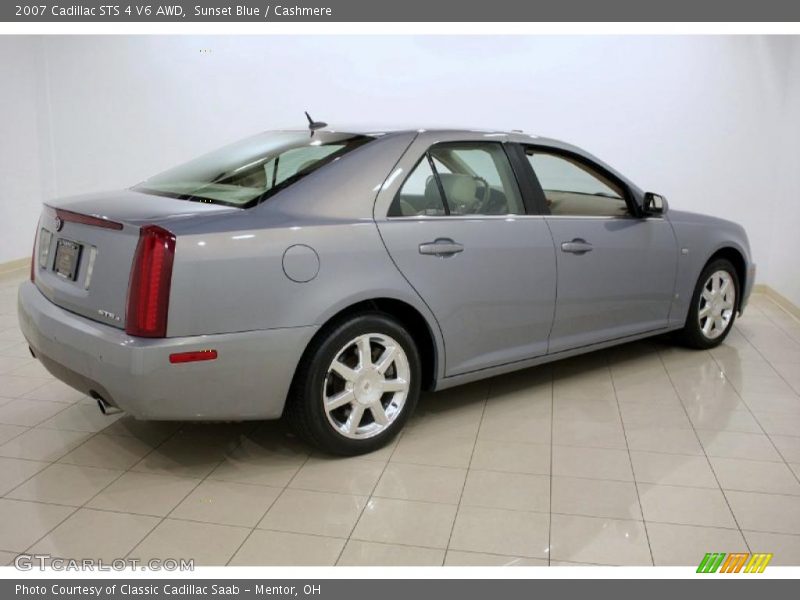 Sunset Blue / Cashmere 2007 Cadillac STS 4 V6 AWD