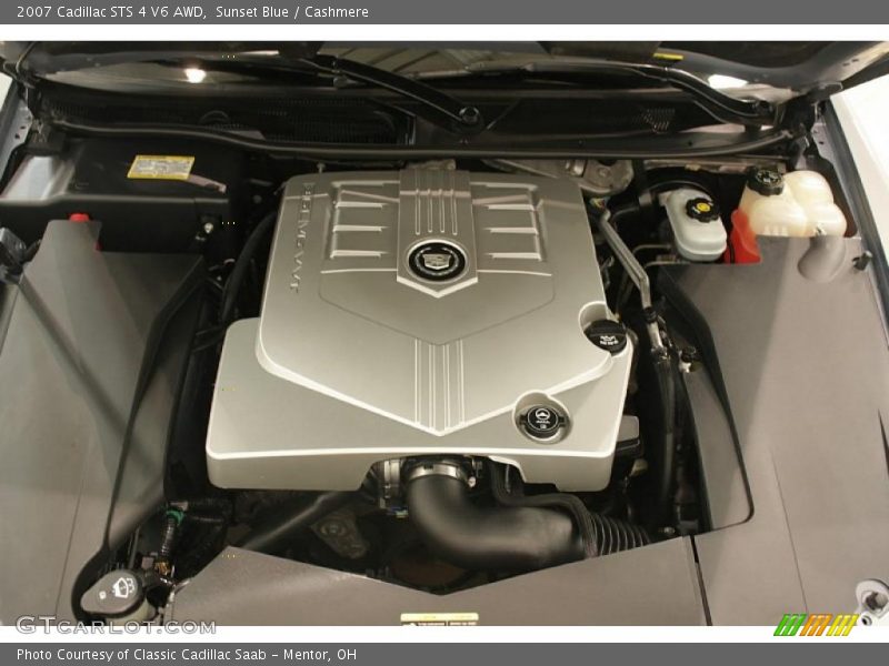 Sunset Blue / Cashmere 2007 Cadillac STS 4 V6 AWD