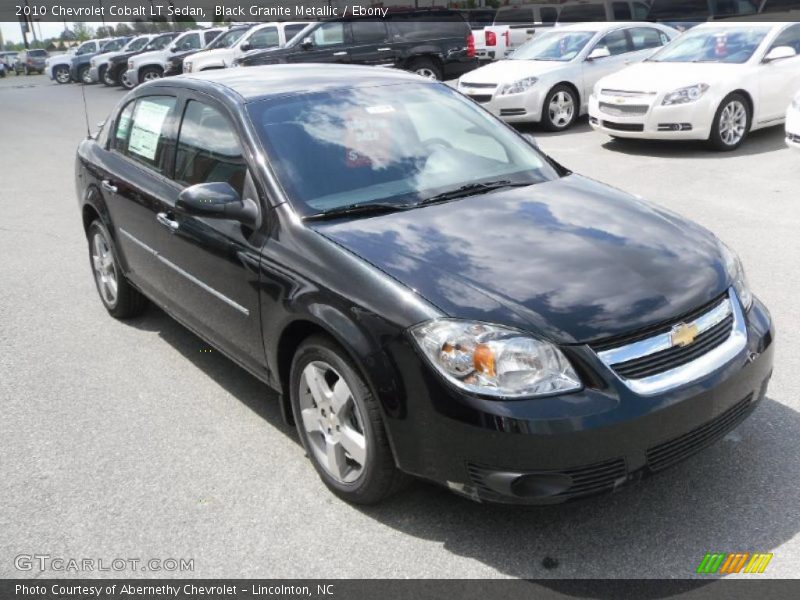 Black Granite Metallic / Ebony 2010 Chevrolet Cobalt LT Sedan