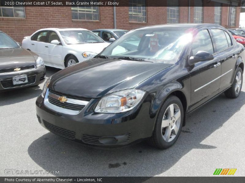 Black Granite Metallic / Ebony 2010 Chevrolet Cobalt LT Sedan