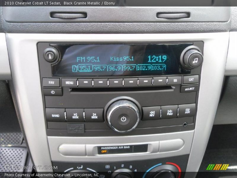 Black Granite Metallic / Ebony 2010 Chevrolet Cobalt LT Sedan