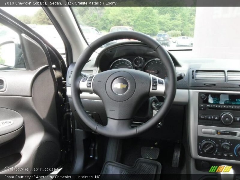 Black Granite Metallic / Ebony 2010 Chevrolet Cobalt LT Sedan