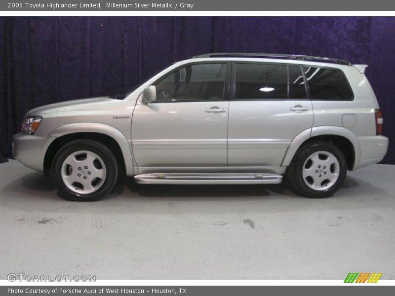 Millenium Silver Metallic / Gray 2005 Toyota Highlander Limited