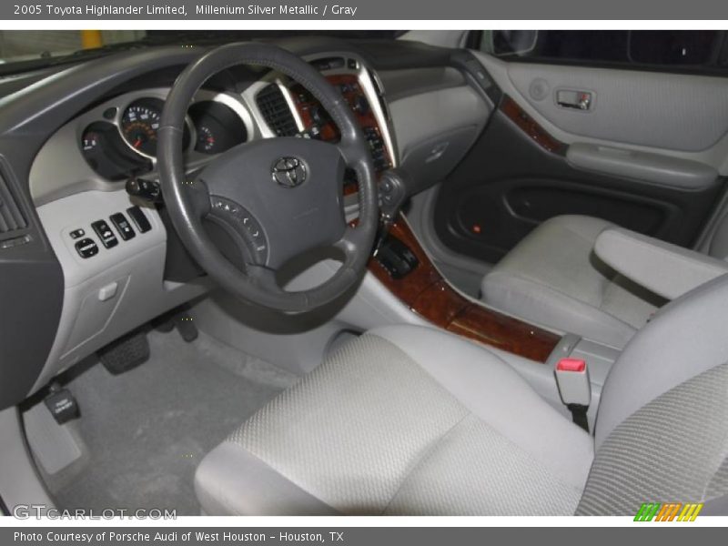 Millenium Silver Metallic / Gray 2005 Toyota Highlander Limited