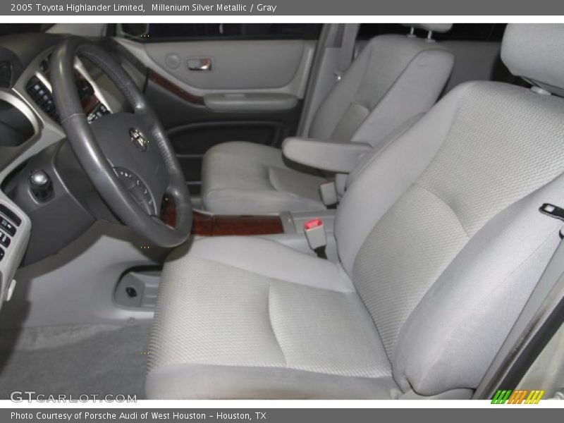 Millenium Silver Metallic / Gray 2005 Toyota Highlander Limited