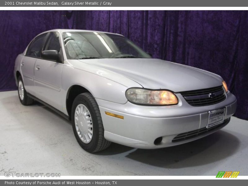 Galaxy Silver Metallic / Gray 2001 Chevrolet Malibu Sedan