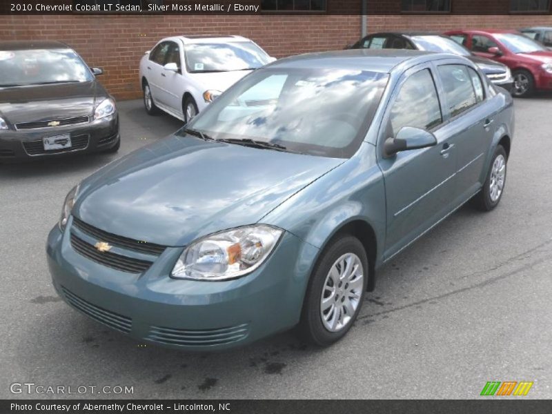 Silver Moss Metallic / Ebony 2010 Chevrolet Cobalt LT Sedan