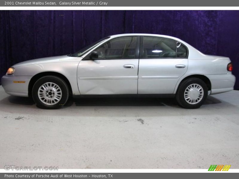 Galaxy Silver Metallic / Gray 2001 Chevrolet Malibu Sedan