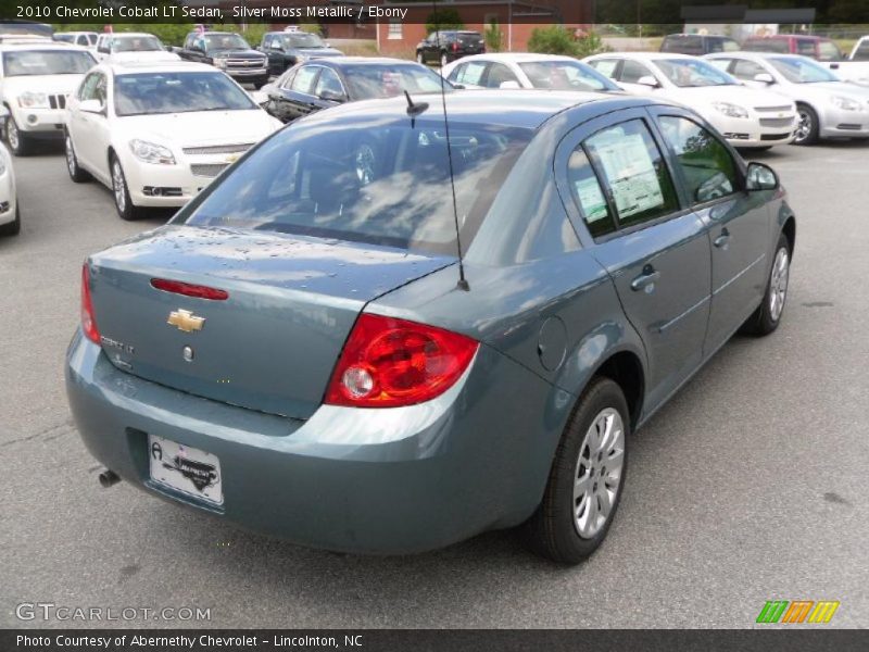 Silver Moss Metallic / Ebony 2010 Chevrolet Cobalt LT Sedan