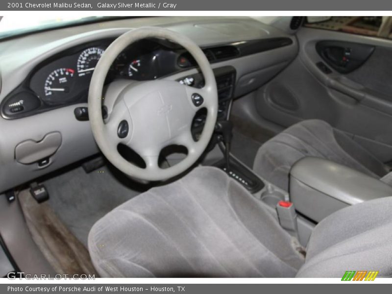 Galaxy Silver Metallic / Gray 2001 Chevrolet Malibu Sedan