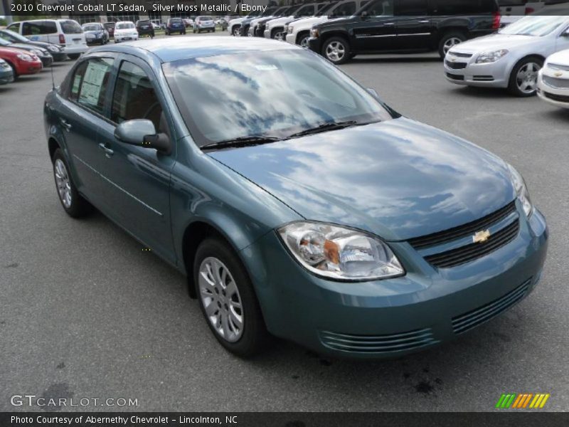 Silver Moss Metallic / Ebony 2010 Chevrolet Cobalt LT Sedan
