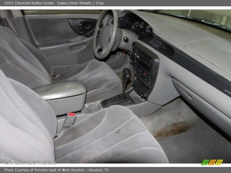 Galaxy Silver Metallic / Gray 2001 Chevrolet Malibu Sedan