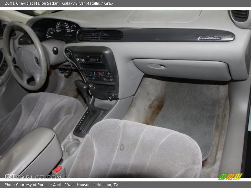 Galaxy Silver Metallic / Gray 2001 Chevrolet Malibu Sedan