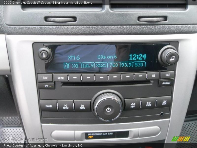 Silver Moss Metallic / Ebony 2010 Chevrolet Cobalt LT Sedan