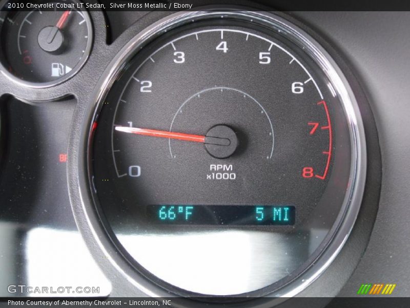Silver Moss Metallic / Ebony 2010 Chevrolet Cobalt LT Sedan