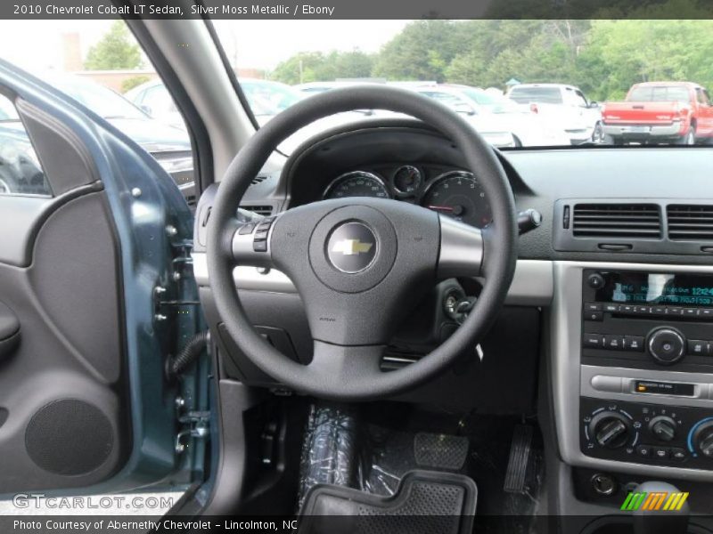 Silver Moss Metallic / Ebony 2010 Chevrolet Cobalt LT Sedan