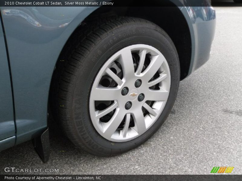 Silver Moss Metallic / Ebony 2010 Chevrolet Cobalt LT Sedan