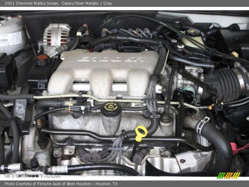 Galaxy Silver Metallic / Gray 2001 Chevrolet Malibu Sedan
