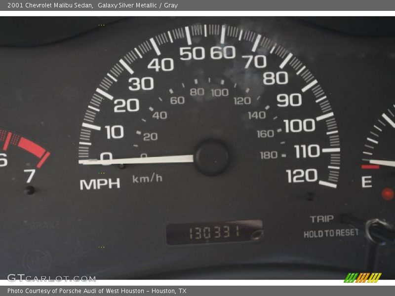 Galaxy Silver Metallic / Gray 2001 Chevrolet Malibu Sedan