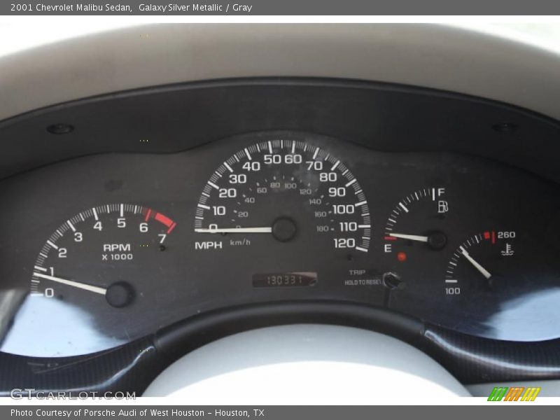 Galaxy Silver Metallic / Gray 2001 Chevrolet Malibu Sedan