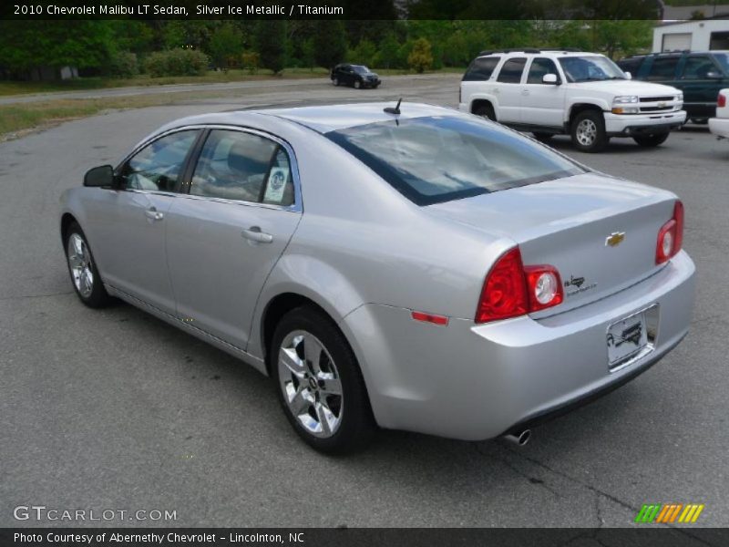 Silver Ice Metallic / Titanium 2010 Chevrolet Malibu LT Sedan