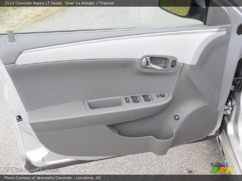 Silver Ice Metallic / Titanium 2010 Chevrolet Malibu LT Sedan