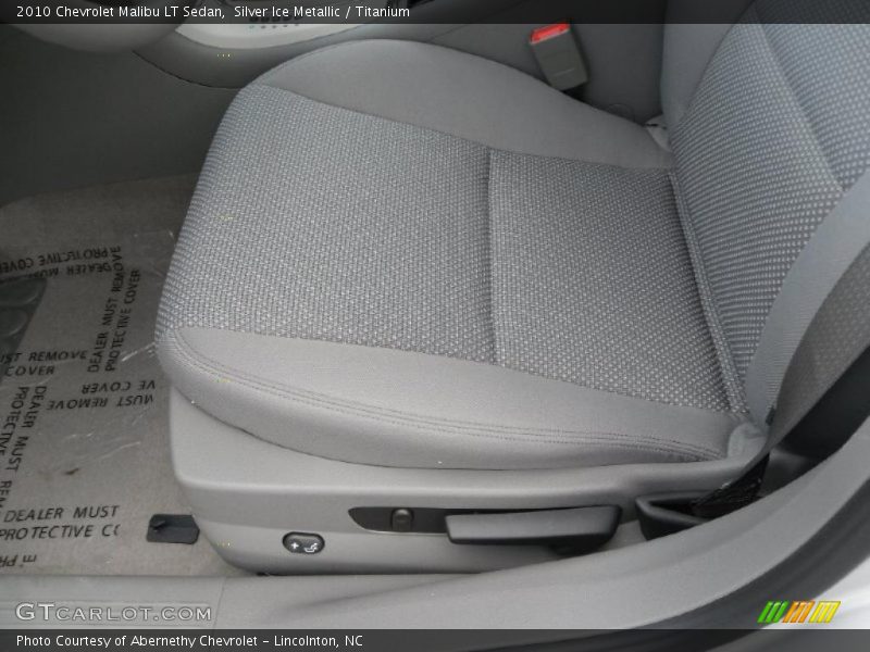 Silver Ice Metallic / Titanium 2010 Chevrolet Malibu LT Sedan