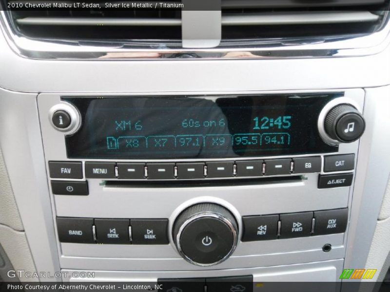 Silver Ice Metallic / Titanium 2010 Chevrolet Malibu LT Sedan