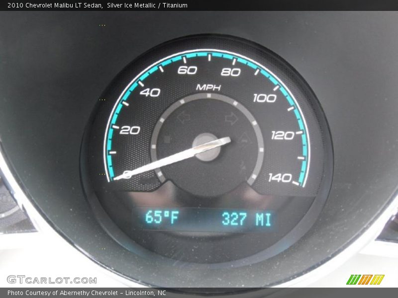 Silver Ice Metallic / Titanium 2010 Chevrolet Malibu LT Sedan