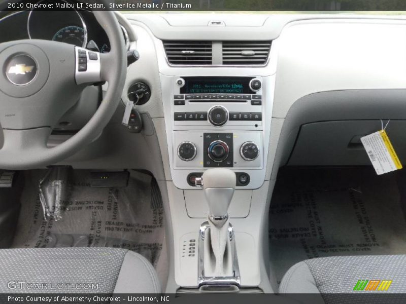 Silver Ice Metallic / Titanium 2010 Chevrolet Malibu LT Sedan