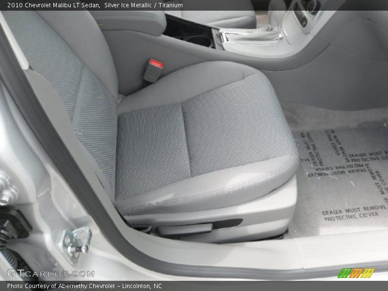 Silver Ice Metallic / Titanium 2010 Chevrolet Malibu LT Sedan