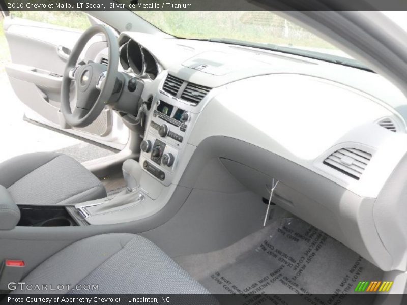 Silver Ice Metallic / Titanium 2010 Chevrolet Malibu LT Sedan