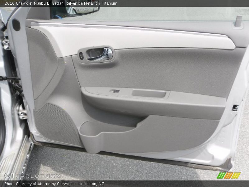 Silver Ice Metallic / Titanium 2010 Chevrolet Malibu LT Sedan