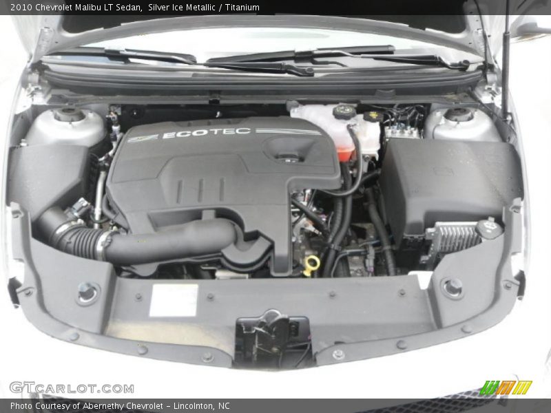 Silver Ice Metallic / Titanium 2010 Chevrolet Malibu LT Sedan