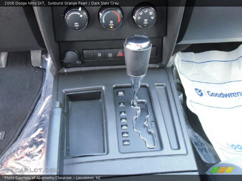 Sunburst Orange Pearl / Dark Slate Gray 2008 Dodge Nitro SXT