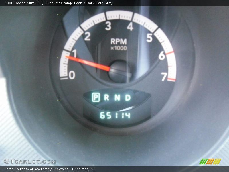 Sunburst Orange Pearl / Dark Slate Gray 2008 Dodge Nitro SXT