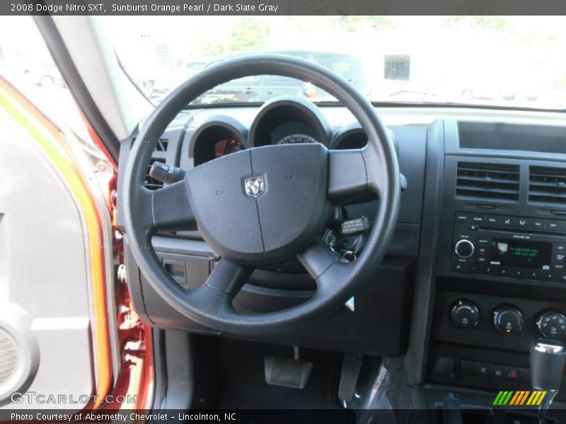 Sunburst Orange Pearl / Dark Slate Gray 2008 Dodge Nitro SXT