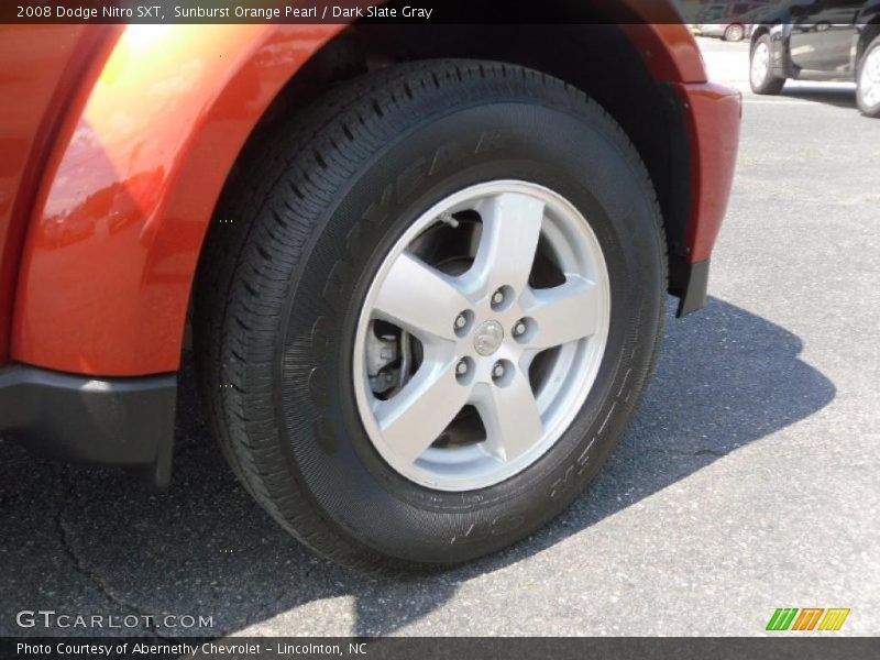 Sunburst Orange Pearl / Dark Slate Gray 2008 Dodge Nitro SXT