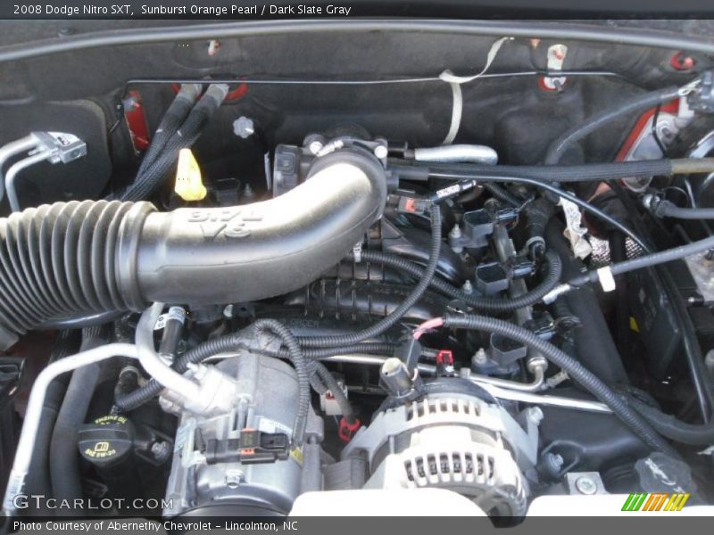 Sunburst Orange Pearl / Dark Slate Gray 2008 Dodge Nitro SXT