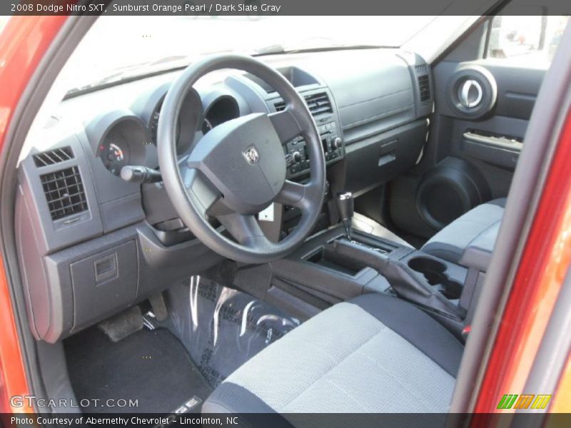 Sunburst Orange Pearl / Dark Slate Gray 2008 Dodge Nitro SXT