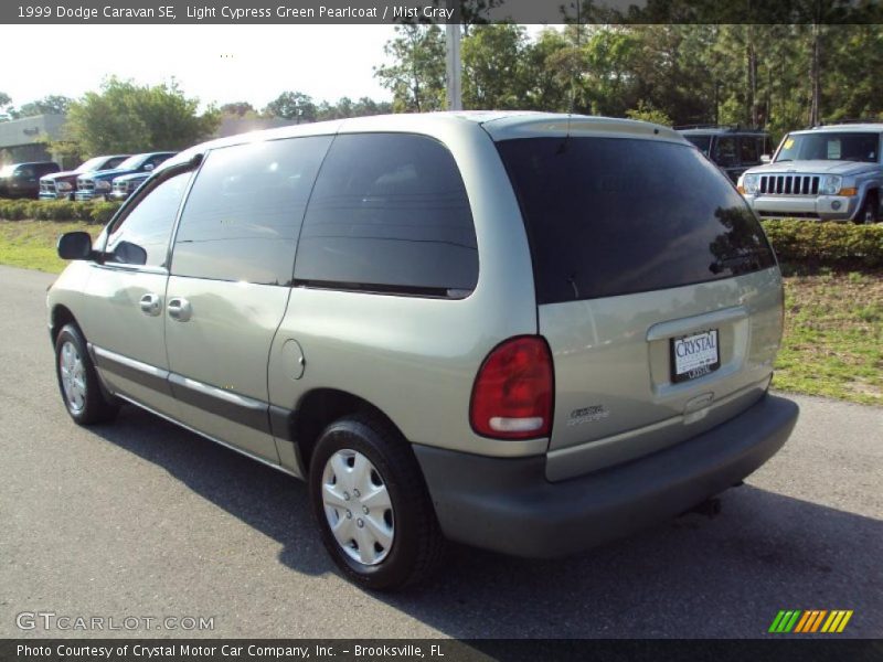 Light Cypress Green Pearlcoat / Mist Gray 1999 Dodge Caravan SE