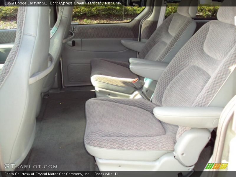Light Cypress Green Pearlcoat / Mist Gray 1999 Dodge Caravan SE