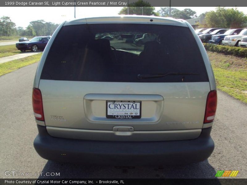 Light Cypress Green Pearlcoat / Mist Gray 1999 Dodge Caravan SE
