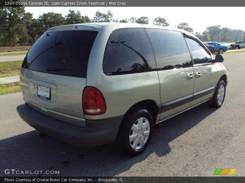 Light Cypress Green Pearlcoat / Mist Gray 1999 Dodge Caravan SE