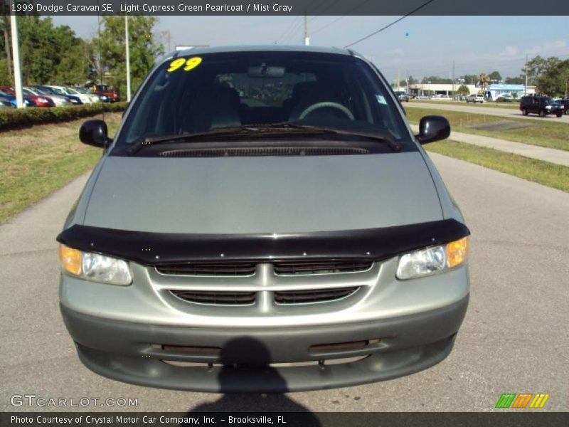 Light Cypress Green Pearlcoat / Mist Gray 1999 Dodge Caravan SE