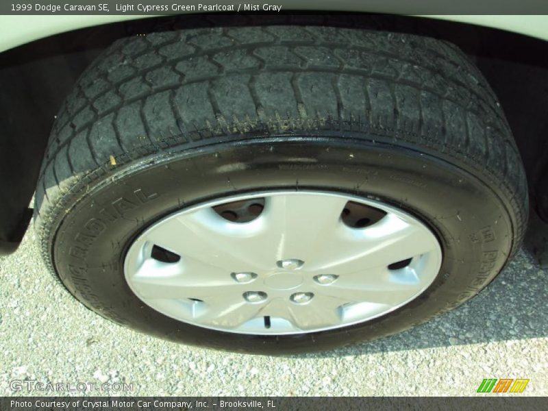 Light Cypress Green Pearlcoat / Mist Gray 1999 Dodge Caravan SE