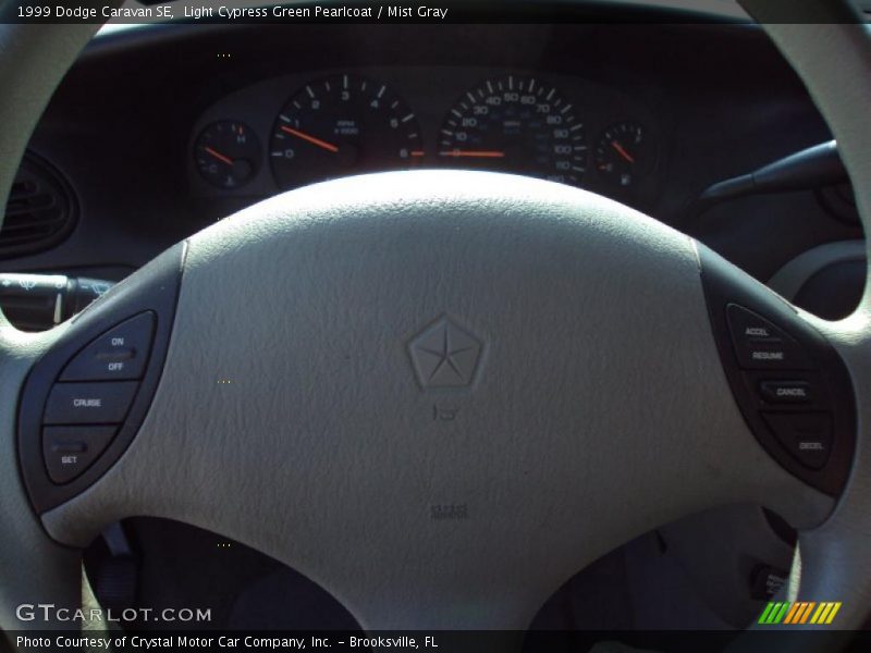Light Cypress Green Pearlcoat / Mist Gray 1999 Dodge Caravan SE