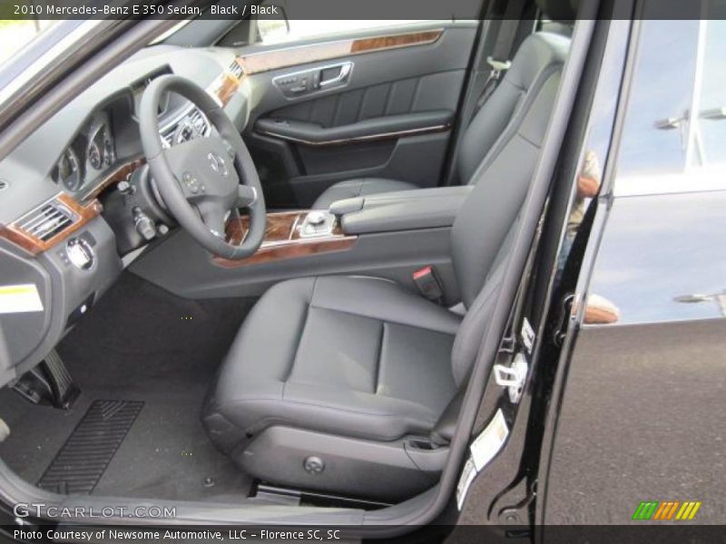 Black / Black 2010 Mercedes-Benz E 350 Sedan